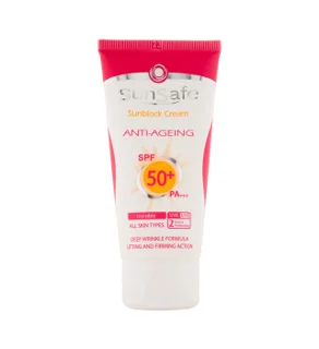 کرم ضد آفتاب و ضد چروک سان سیف SPF50 حجم ۵۰ میلی لیتر